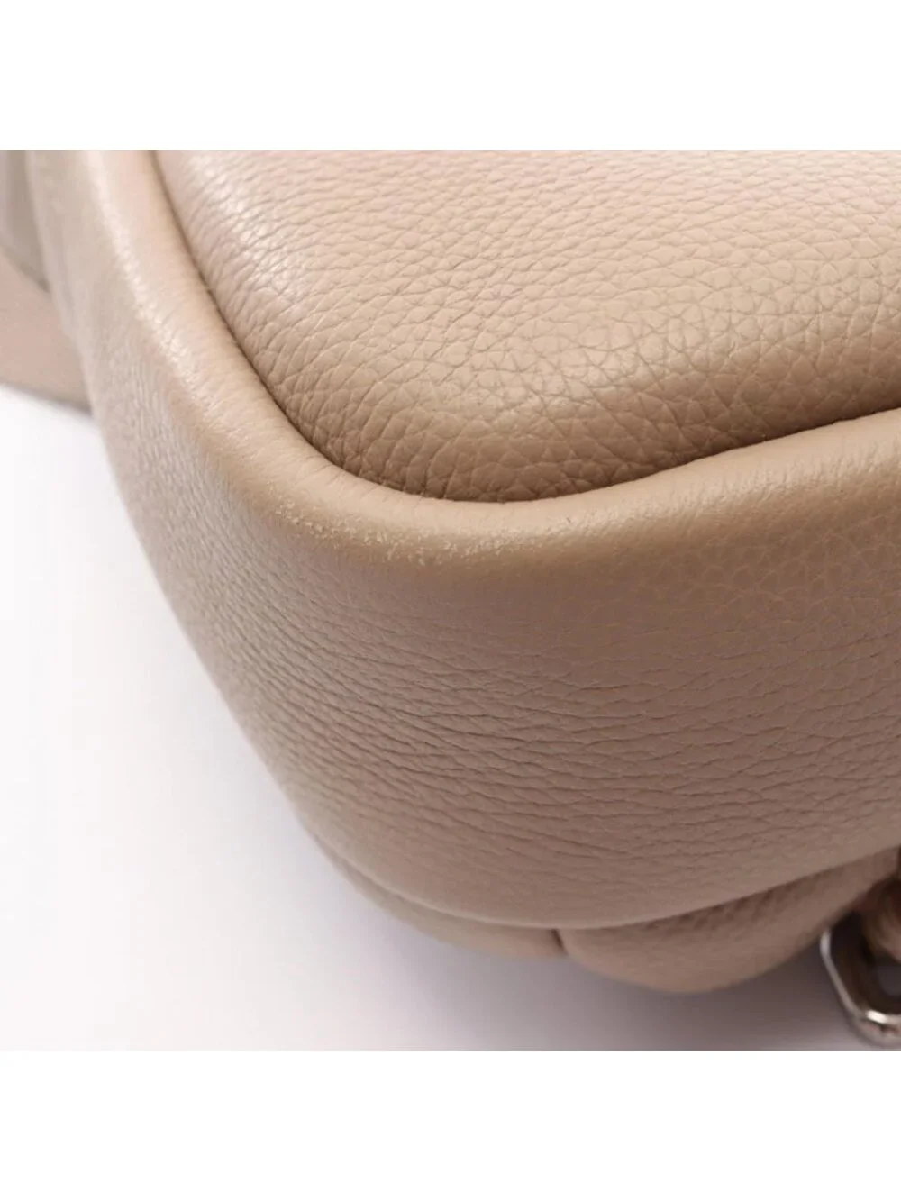 Loewe Shoulder Bag Military XS Beige Leather